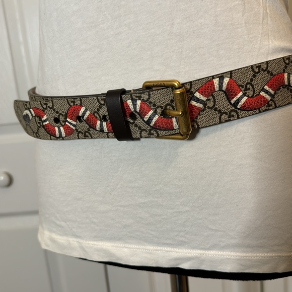 Authentic Gucci Kingsnake Belt - Picture 3 of 8